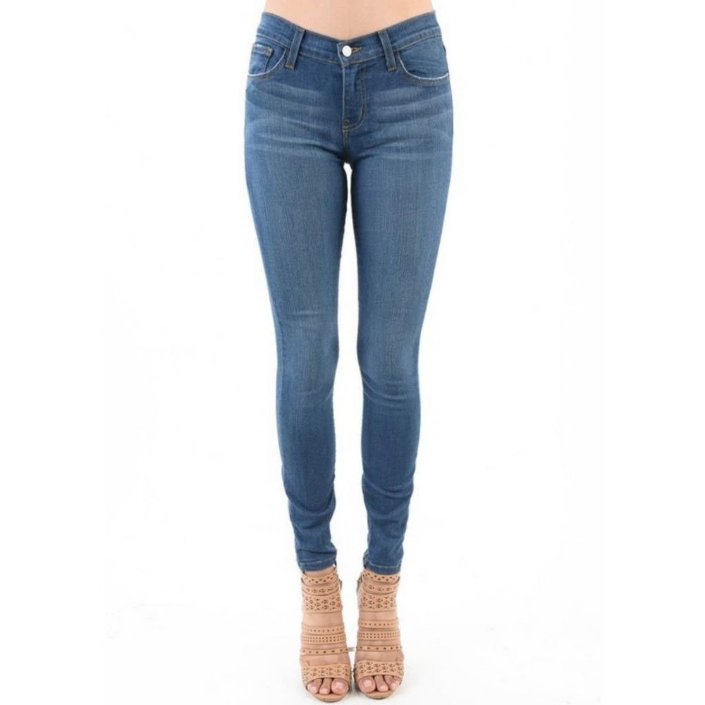 Garage Mid-Rise Skinny Jeans